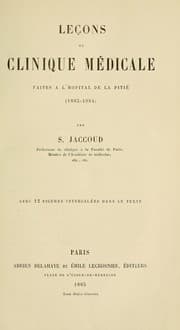 Tapa de Leçons de clinique médicale faites à l'Hôpital de la Pitié (1883-1884) ...