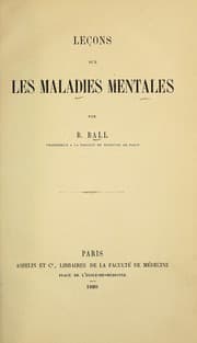 Tapa de Leçons sur les maladies mentales