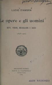 Tapa de Le opere e gli uomini