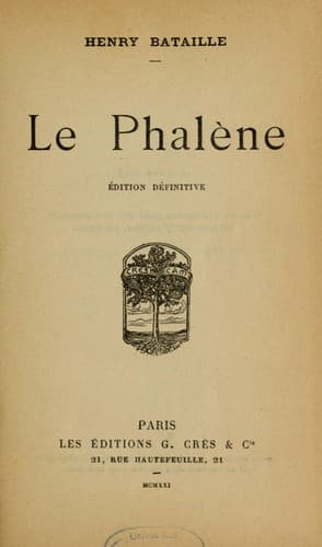 Tapa de Le phalène