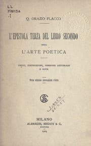 Tapa de L'epistola terza del libro secondo