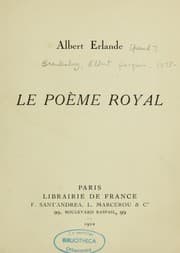 Tapa de Le poème royal