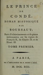 Tapa de Le Prince de Condé
