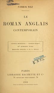 Tapa de ... Le roman anglais contemporain ..