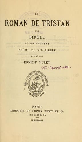 Tapa de Le roman de Tristan