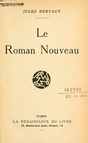 Tapa de Le roman nouveau