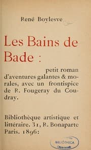 Tapa de Les bains de Bade