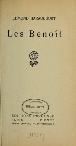 Tapa de Les Benoît
