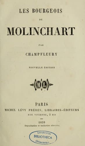 Tapa de Les bourgeois de Molinehart