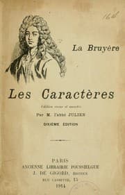 Tapa de Les caractères