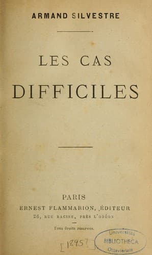 Tapa de Les cas difficiles