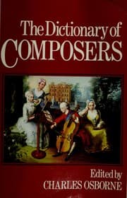 Tapa de The Dictionary of composers