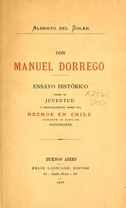 Tapa de Don Manuel Dorrego