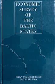 Tapa de Economic survey of the Baltic states