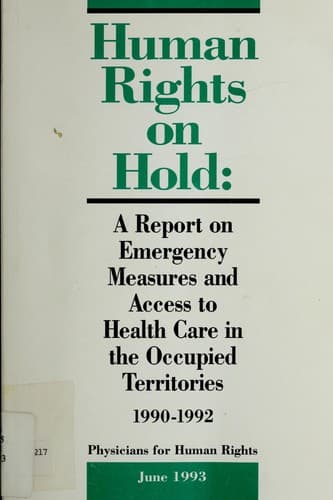 Tapa de Human rights on hold