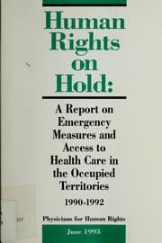 Tapa de Human rights on hold