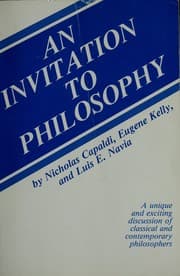 Tapa de An invitation to philosophy