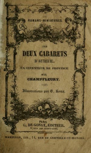 Tapa de Les deux cabarets d'auteuil