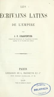 Tapa de Les ecrivains latins de l'Empire