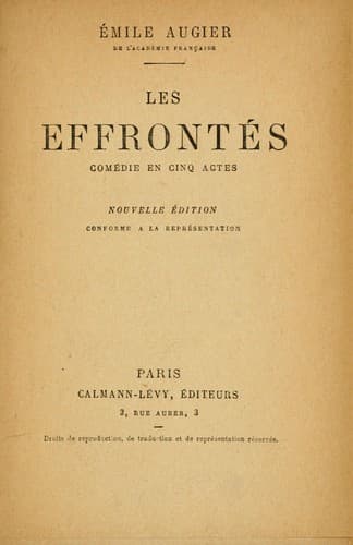 Tapa de Les effrontés