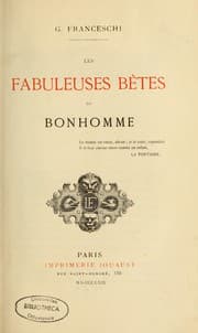 Tapa de Les fabuleuses bêtes du bonhomme