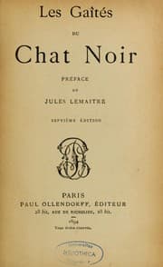 Tapa de Les Gaîtés du chat noir