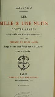 Tapa de Les Mille & une nuits