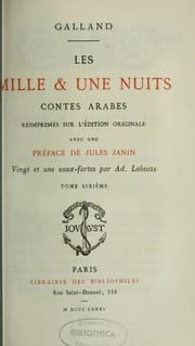 Tapa de Les Mille & une nuits