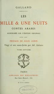 Tapa de Les Mille & une nuits