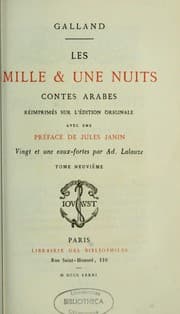 Tapa de Les Mille & une nuits