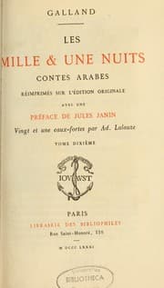 Tapa de Les Mille & une nuits