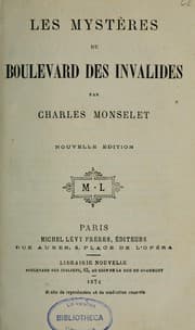Tapa de Les mystères du boulevard des invalides