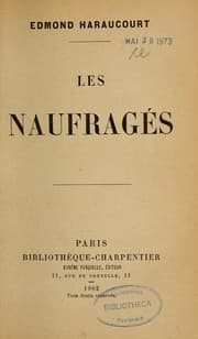 Tapa de Les naufragés