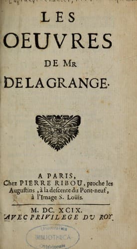 Tapa de Les Oeuvres de mr. Delagrange