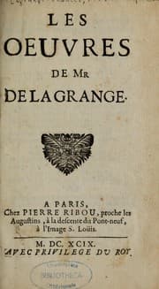 Tapa de Les Oeuvres de mr. Delagrange