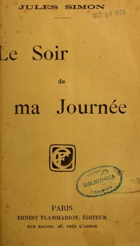 Tapa de Le soir de ma journée