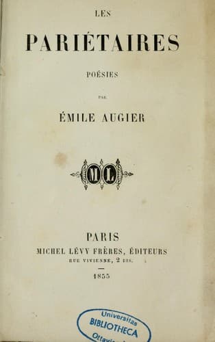 Tapa de Les pariétaires