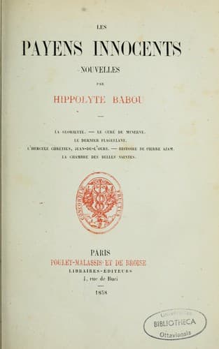 Tapa de Les payens innocents