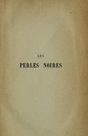 Tapa de Les perles noires