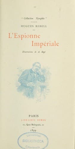 Tapa de L'Espionne impériale