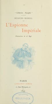 Tapa de L'Espionne impériale
