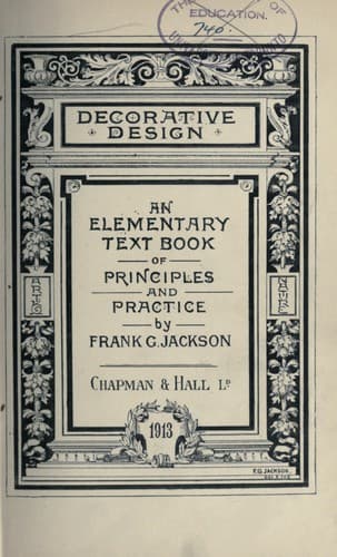 Tapa de Lessons on decorative design