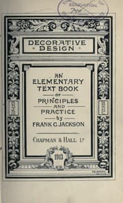 Tapa de Lessons on decorative design