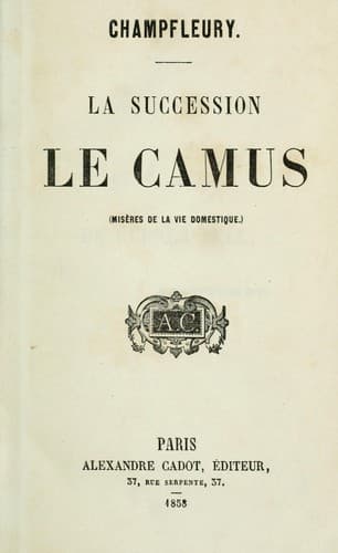 Tapa de Le succession le Camus