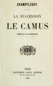 Tapa de Le succession le Camus