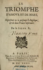 Tapa de Le Triomphe d'Amour et de Mars
