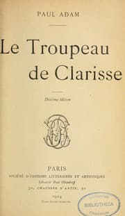 Tapa de Le troupeau de Clarisse