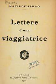 Tapa de Lettere d'una viaggiatrice