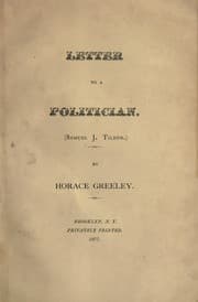 Tapa de Letter to a poltician