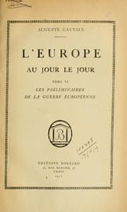 Tapa de L'Europe au jour le jour